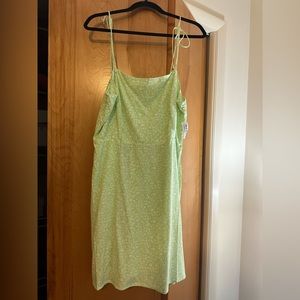 NWT Green Floral Old Navy Dress